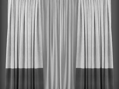 Curtain 3D model 124 3D model