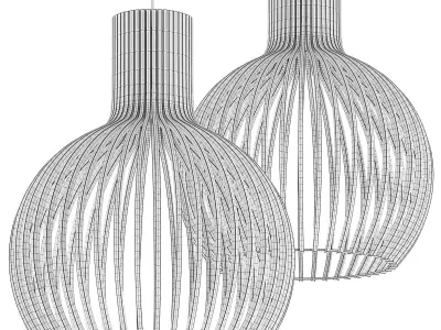 Octo 4240 Hanging lamp 3D model