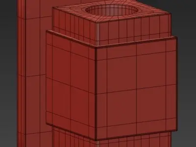 Tech Lighting Voto Square Wall Light LED 3D model purchase