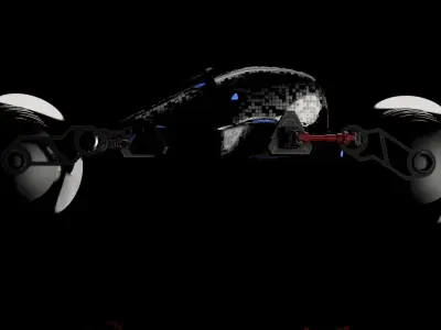 sci-fi bike 3D model