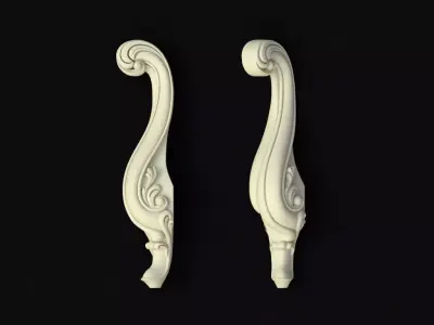 sofa leg 3D model