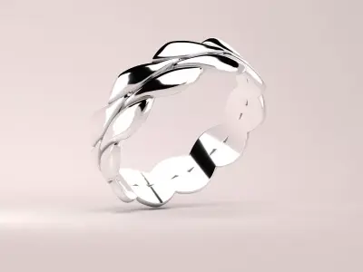 RING---United Braids Low-poly 3D model