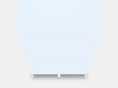 HALLAN Storage combination with doors 1 Low-poly 3D model