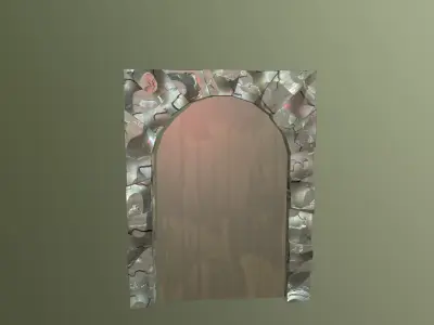Arch Entrance Low-poly 3D model