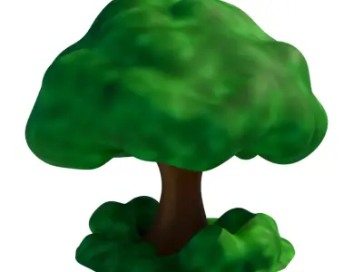 Lowpoly tree Low-poly 3D model purchase