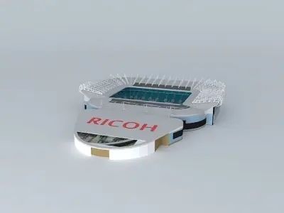 Ricoh Expanded stadium Free 3D model