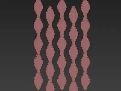 Wall mirror 10 3D model