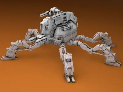 Robo Tank 3D print model