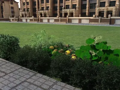 Residential Building Block 3D model