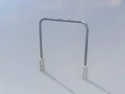 Bicycle Bracket Low-poly 3D model