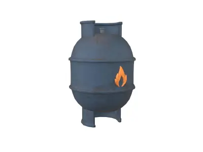LPG Tank Icon V1 006 Low-poly 3D model