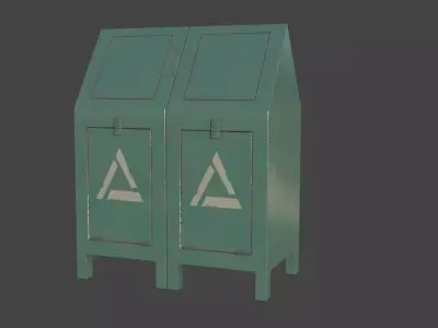trash can 3D model 11