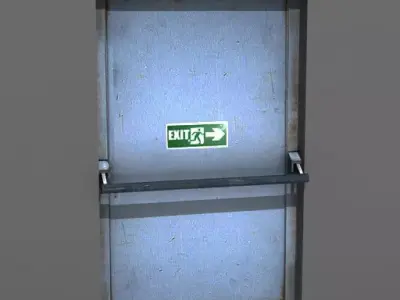 Emergency exit 3D model