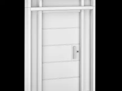 Exterior Large Doors 3D model 5