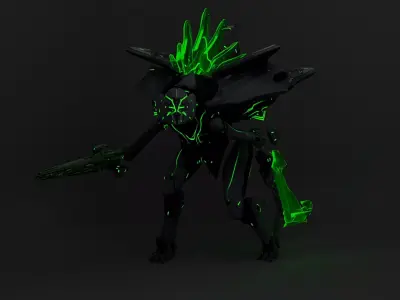 halo 4 models  Ranger and Light rifle 3D model