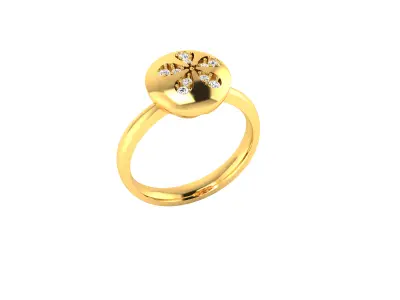 Women Ring  Render 3dm STL OBJ FBX Details 3D print model 53