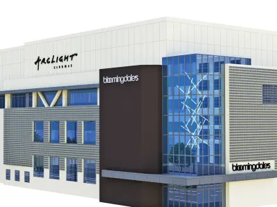 Santa Cruz Mall California 3D model