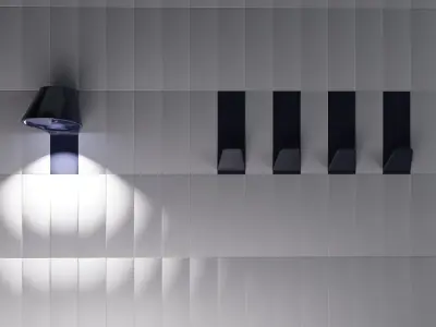 ceramic functional tiles 3D model