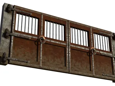 Arena - Dungeon Door Low-poly 3D model