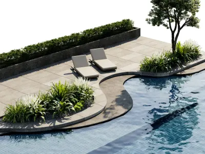 Pool 48 3D model