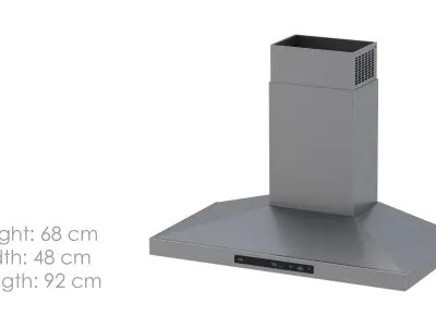 Samsung Wall Mounted Chef Collection Hood 36 Inch 3D model