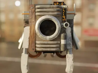 Sci fi robot 3D model buy