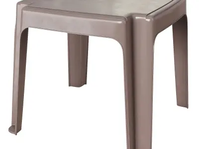 Mocha table for chaise longue 3D model