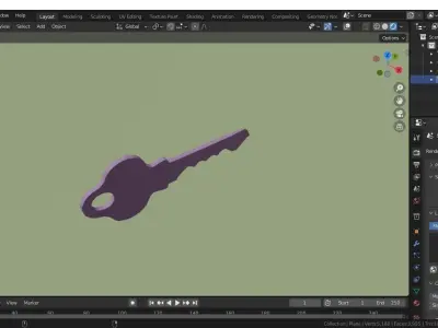 Key 3D Model Free 3D model