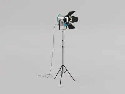Spotlight studio light Low-poly 3D model