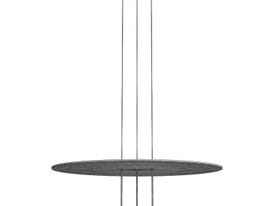 Chromaglo Spectrum Round Reflector LED Pendant Light Low-poly 3D model