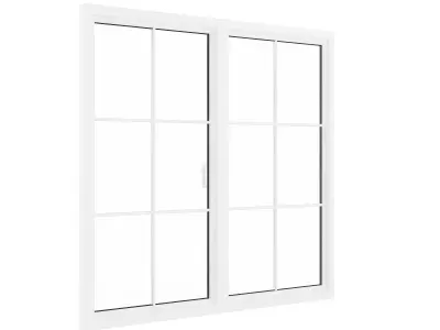 White Window 11 3D model