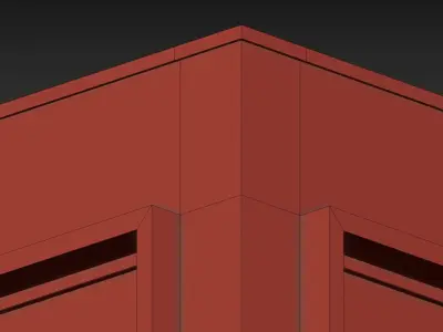 Contemporary Concrete House 3D model