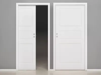 Sliding Door 02 3D model