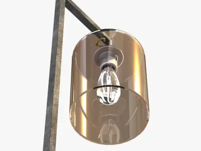 Arteriors Parrish Antique Bronze Iron Floor Lamp 3D model