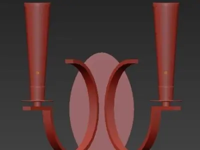 Cromo Wall Sconce 3D model