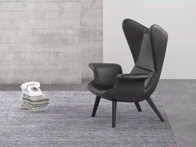 Longwave Armchair 3D model