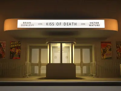 Old Cinema  3D model