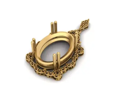 Pendant 005 Free 3D print model