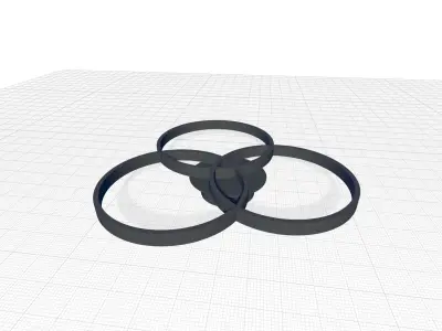 Nia ceiling light 3D model