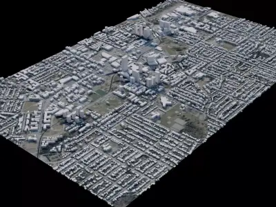 Surrey - Canada 3D model