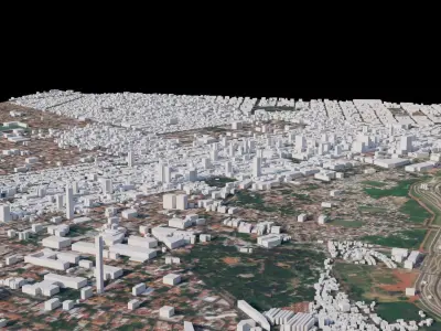 Asuncion - Paraguay 3D model