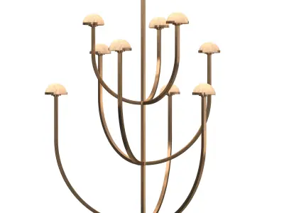 PEDRA ROUND CHANDELIER 40 3D model