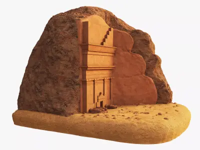 Qasr al Farid 3D model