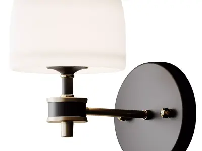 Barrel Adult Bedroom Wall Light 3D model