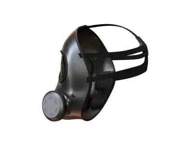 Tactical Gas Mask 3D model