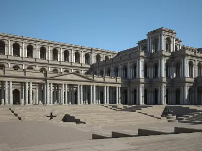 Ancient Roman Forum 3D model