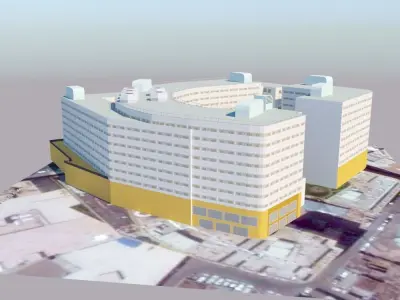 IRN MASHHAD ARMAN SHOPPING CENTR Low-poly 3D model