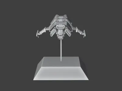 Tengu Spaceship from EVE Online Game 3D print model