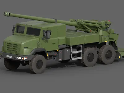  Caesar 155mm Self Propelled Howitzer 