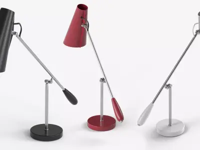 Table Lamp Low-poly 3D model